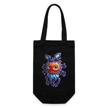 Mouche extraterrestre violette - Sac à bouteille - noir - Devant