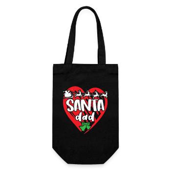 Père Noël Papa Joyeux Noël - Sac à bouteille - noir - Devant