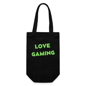 LOVE GAMING - Gift Bag for Bottles - black - Front