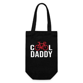 Bike bike cool daddy sport father's day - Gift Bag for Bottles - black - Front
