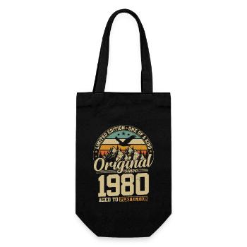 cadeau d'anniversaire 44 ans 1980 édition limitée - Sac à bouteille - noir - Devant
