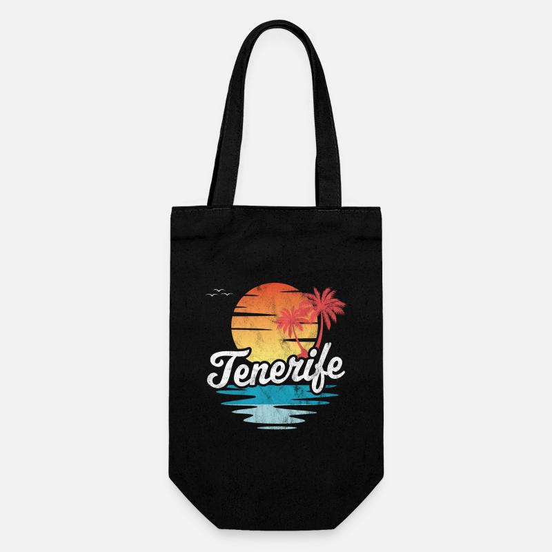 Tenerife - Gift Bag for Bottles - black