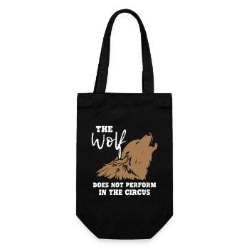 The Wolf Does Not Perform In The Circus - Gift Bag for Bottles - black - Front