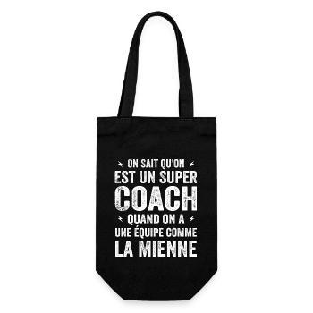 On Sait Qu'on Est Un Super Coach - Sac à bouteille - noir - Devant