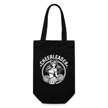 Beau design de pom-pom girl pour les fans de pom-pom girls - Sac à bouteille - noir - Devant