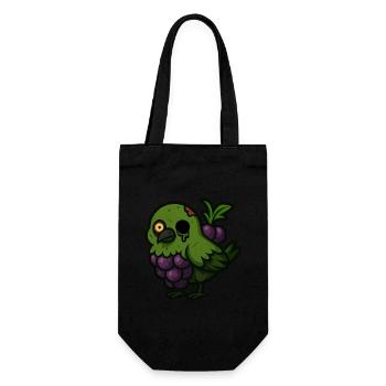 Zombie-Taube - Geschenkbeutel für Flaschen - Schwarz - Vorne