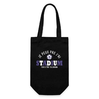 football toulouse Je peux pas j' ai stadium - Sac à bouteille - noir - Devant