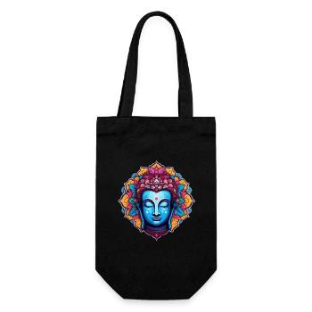 BuddhaBliss - Geschenkbeutel für Flaschen - Schwarz - Vorne