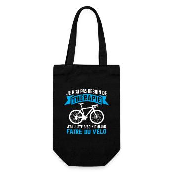 j'ai juste besoin d'aller faire du vélo - Sac à bouteille - noir - Devant
