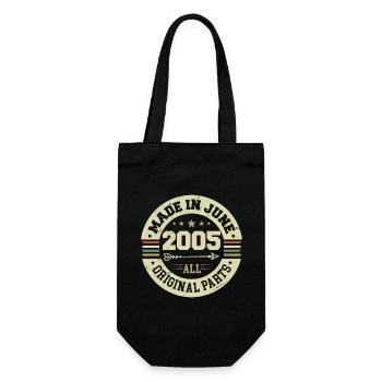 June 2005 Birthday Present June 2005 June 2005 - Gift Bag for Bottles - black - Front
