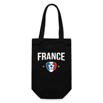 équipe de france football suppourter championnat - Sac à bouteille - noir - Devant