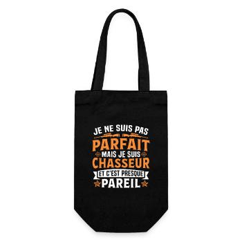 je suis chasseur - Sac à bouteille - noir - Devant