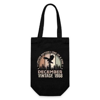 Incomparable since December 1968 56 Anniversary - Gift Bag for Bottles - black - Front