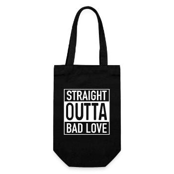 Straight OUTTA Mauvais Amour - Sac à bouteille - noir - Devant