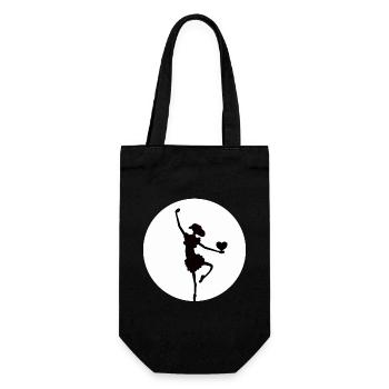 Ballet Sheep - Gift Bag for Bottles - black - Front