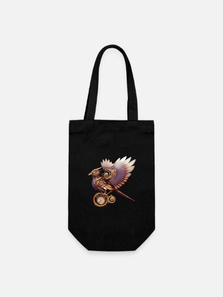 Steampunk Series: The Steambird 1 - Geschenkbeutel für Flaschen - Schwarz