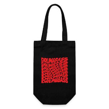 Drum And Bass Trippy - Gift Bag for Bottles - black - Front
