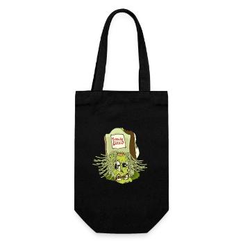 ICH NEHME - Geschenkbeutel für Flaschen - Schwarz - Vorne