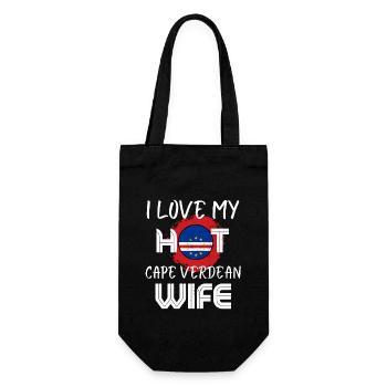 C’est drôle j’aime mon mari chaud capverdien - Sac à bouteille - noir - Devant