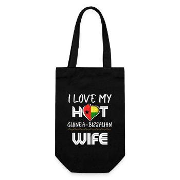 C’est drôle j’aime mon mari chaud de Guinée-Bisauan - Sac à bouteille - noir - Devant