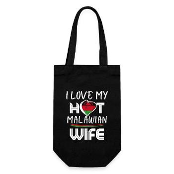 C’est drôle que j’aime mon mari malawien chaud - Sac à bouteille - noir - Devant