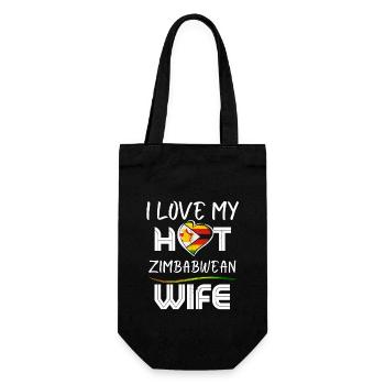 C’est drôle que j’aime mon mari zimbabwéen chaud - Sac à bouteille - noir - Devant