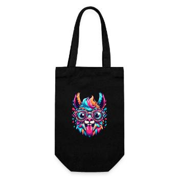 LUNETTES NERD ALPAGA CRAZY CRAZY COLORÉ RAINBOW - Sac à bouteille - noir - Devant