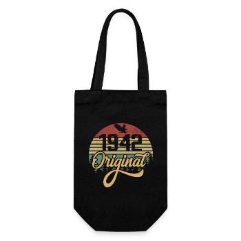 Original 1942 Jahrgang - 1942 Geburtstagsgeschenk - Geschenkbeutel für Flaschen - Schwarz - Vorne