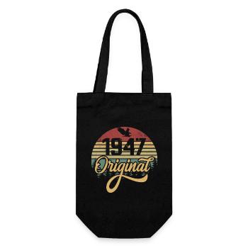 Original 1947 Vintage - Cadeau D’anniversaire 1947 - Sac à bouteille - noir - Devant