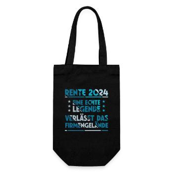 Retirement 2024 Legend Farewell Gift Farewell - Gift Bag for Bottles - black - Front