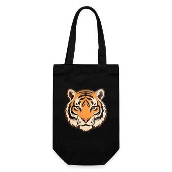 Tiger - Gift Bag for Bottles - black - Front