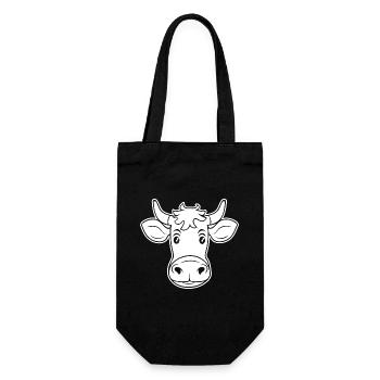 Vache Vaches - Sac à bouteille - noir - Devant