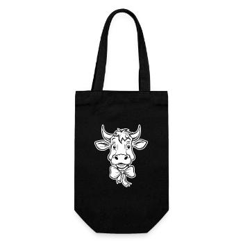 Vache Vaches - Sac à bouteille - noir - Devant