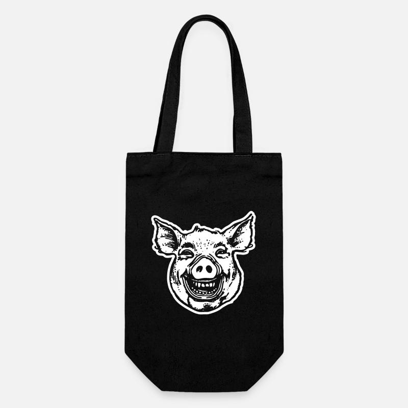 Cochon Cochon - Sac à bouteille - noir