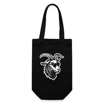 Goat Capricorn Goat - Gift Bag for Bottles - black - Front
