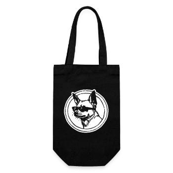 Chihuahua - Gift Bag for Bottles - black - Front