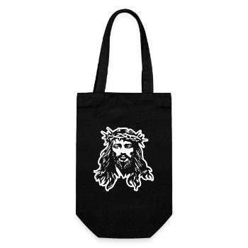Jesus Christ Catholic Religion Christianity - Gift Bag for Bottles - black - Front