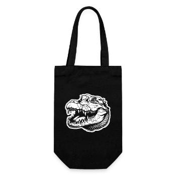 Crocodile Alligator - Gift Bag for Bottles - black - Front