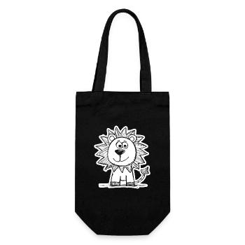 Lion Tête de Lion - Sac à bouteille - noir - Devant