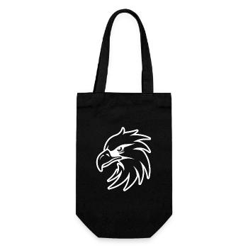 Eagle Eagle Head - Gift Bag for Bottles - black - Front