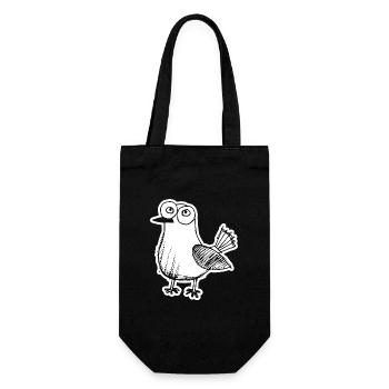 Pigeon pigeons pigeon fancier gift - Gift Bag for Bottles - black - Front