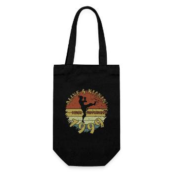 25. Geburtstag Alive and kickin since 11/1999 - Gift Bag for Bottles - black - Front