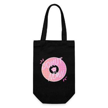 Donut stop me now! - Gift Bag for Bottles - black - Front