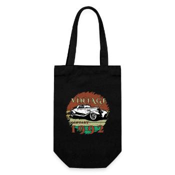 33rd Birthday - Classics - Vintage since 01/1992 - Gift Bag for Bottles - black - Front