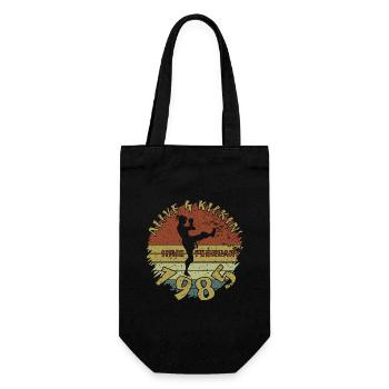 40. Geburtstag Alive and kickin since 02/1985 - Gift Bag for Bottles - black - Front
