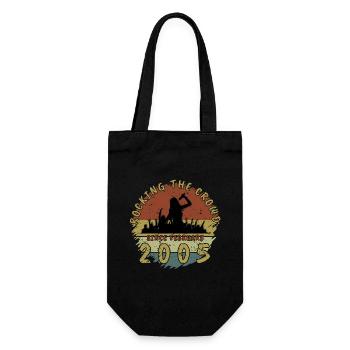 20th Birthday Rocking the crowd SNG 02/2005 - Gift Bag for Bottles - black - Front