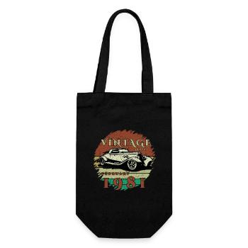 44ème Anniversaire - Classiques - Millésime depuis 02/1981 - Sac à bouteille - noir - Devant