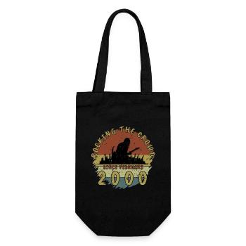 25th Birthday Rocking the crowd GIT 02/2000 - Gift Bag for Bottles - black - Front