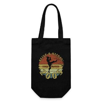 20. Geburtstag Alive and kickin since 03/2005 - Gift Bag for Bottles - black - Front