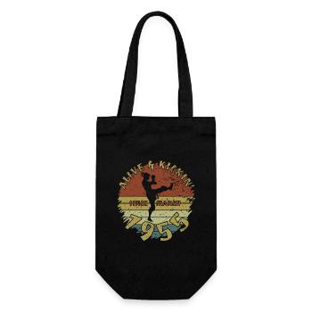 70. Geburtstag Vivant depuis 03/1955 - Sac à bouteille - noir - Devant